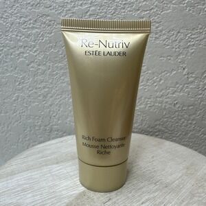 $13 🌙 Estee Lauder Travel Re-Nutriv Rich‎ Foam Cleanser 1oz NEW